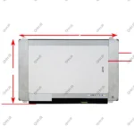 ال ای دی لپ تاپ 15.6 نازک براق 30 پین FHD ریفر پیکسل دار 350x223x3.2mm