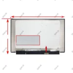ال ای دی لپ تاپ 15.6 AUO B156HAN10.2 نازک مات 40 پین FHD-EDP-240HZ بدون جاپیچ 350x216x2.4mm