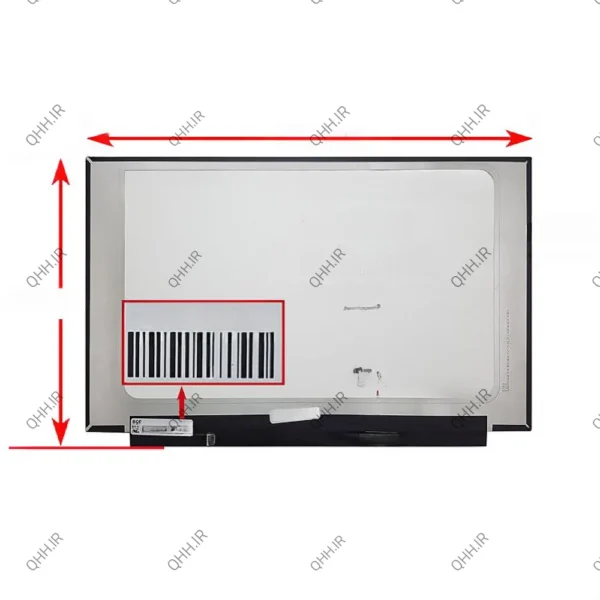 ال ای دی لپ تاپ 15.6 BOE NE156FHM-NZ1 نازک مات 40 پین FHD-IPS-EDP-240HZ بدون جاپیچ 350x216x2.6mm