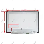 ال ای دی لپ تاپ 17.3 Innolux N173HCE-G33 نازک مات 40 پین FHD-IPS-EDP-144HZ بدون جاپیچ 390x238x3.5mm