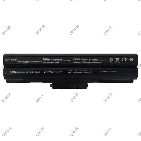 باتری لپ تاپ سونی BPS13 BPS21-6Cell مشکی