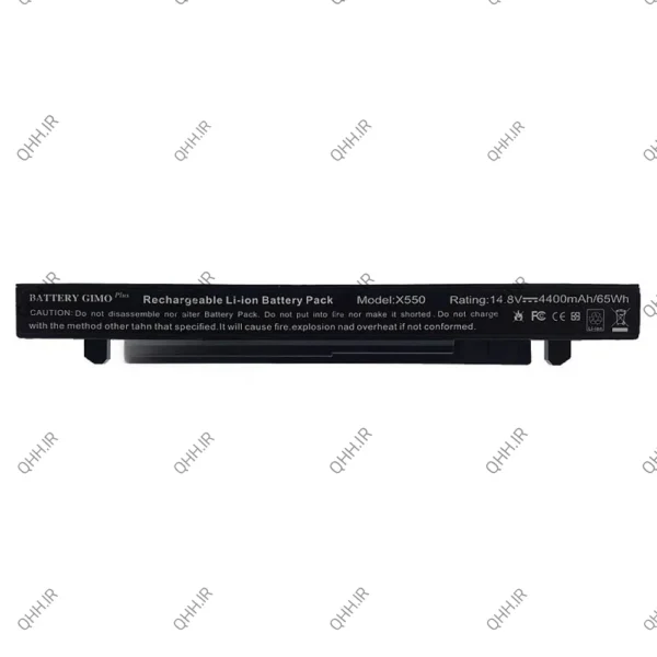 باتری لپ تاپ ایسوس X550-K550-8Cell Gimo Plus مشکی-63 وات ساعت