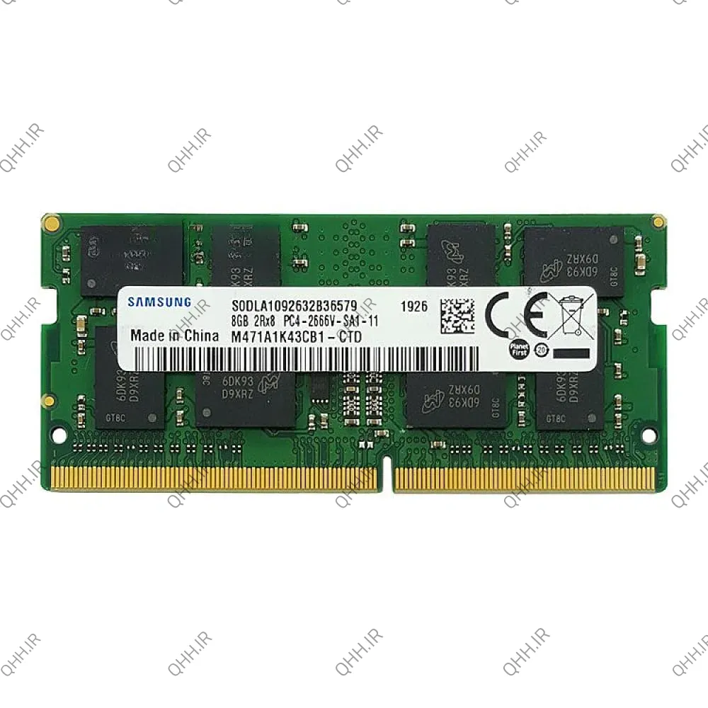رم لپ تاپ 8 گیگ سامسونگ DDR4-2666 MHZ 1.2V