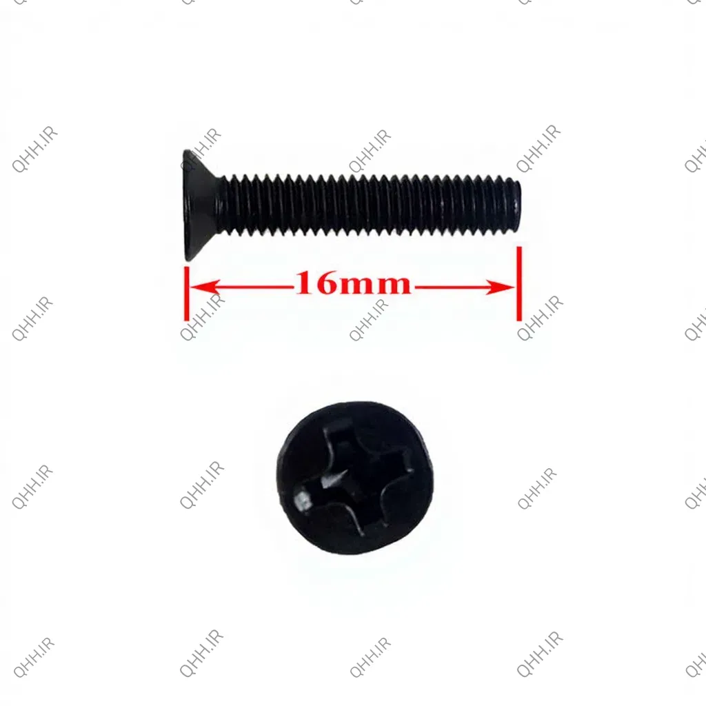 پیچ M3x16 پک 10 عددی