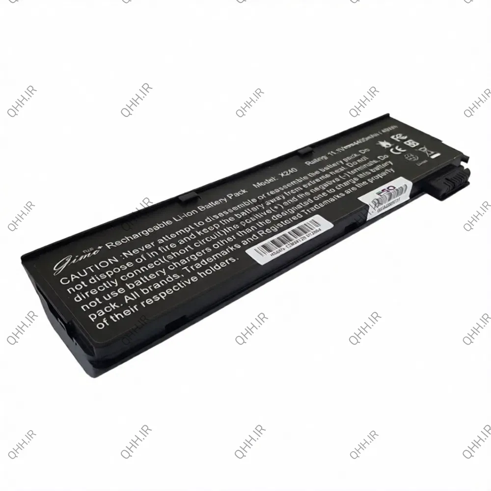 باتری لپ تاپ لنوو ThinkPad X240-X260-T450-6Cell Gimo Plus مشکی-49 وات ساعت - تصویر 4
