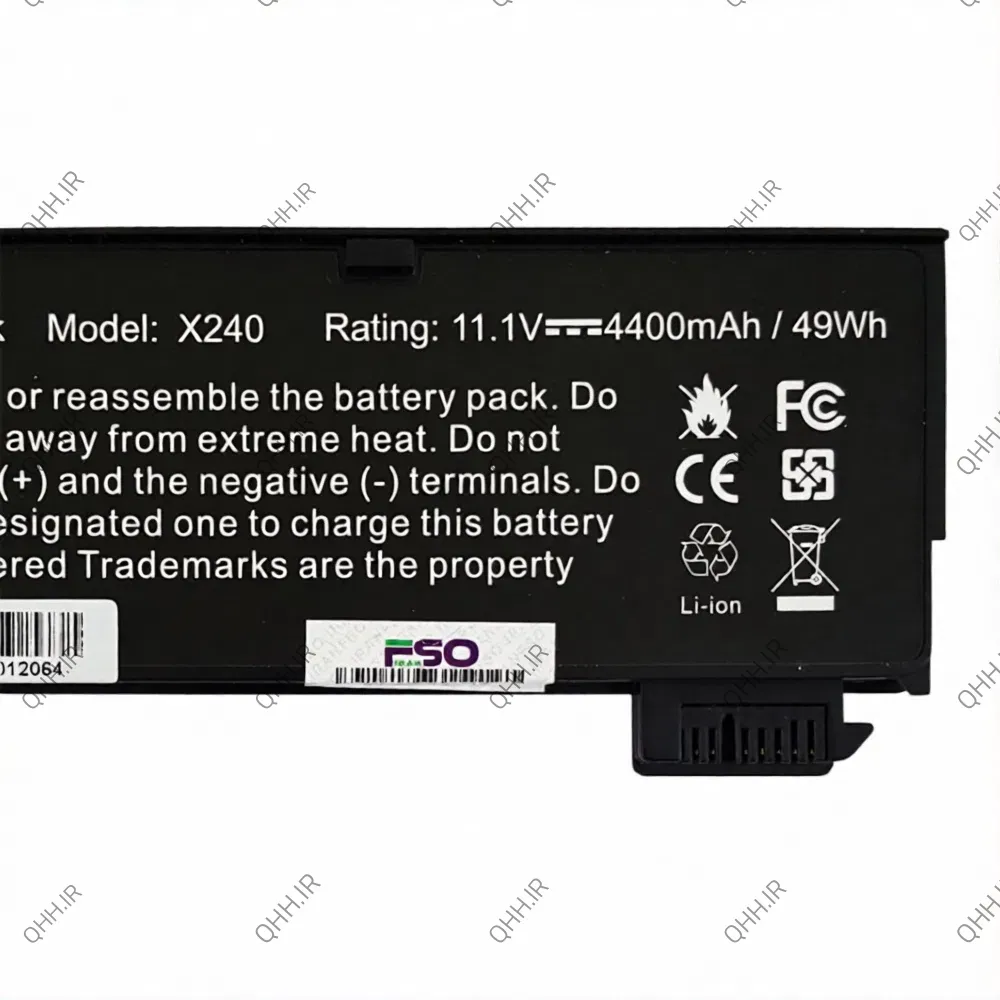 باتری لپ تاپ لنوو ThinkPad X240-X260-T450-6Cell Gimo Plus مشکی-49 وات ساعت - تصویر 2