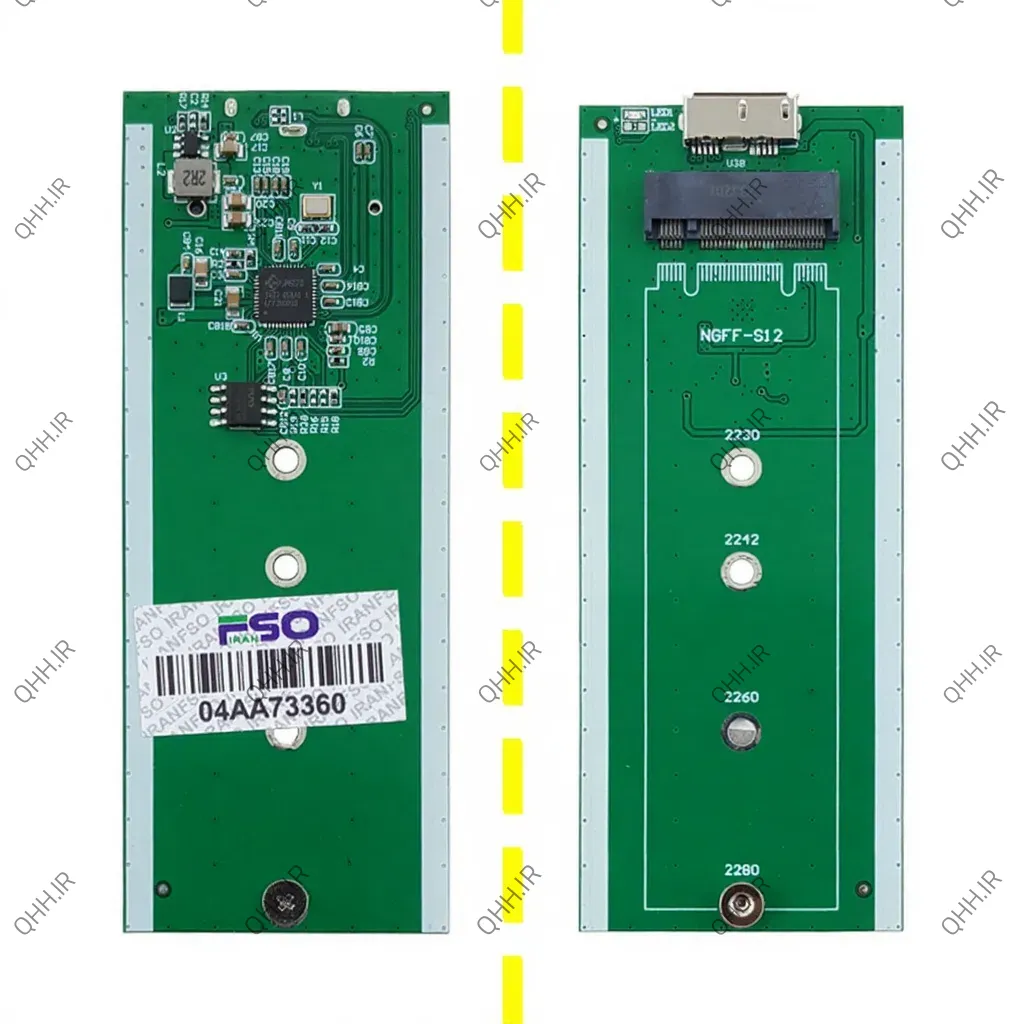 مبدل هارد M.2 NGFF به یو اس بی 3 برای هاردهای دو شیار - Image 2