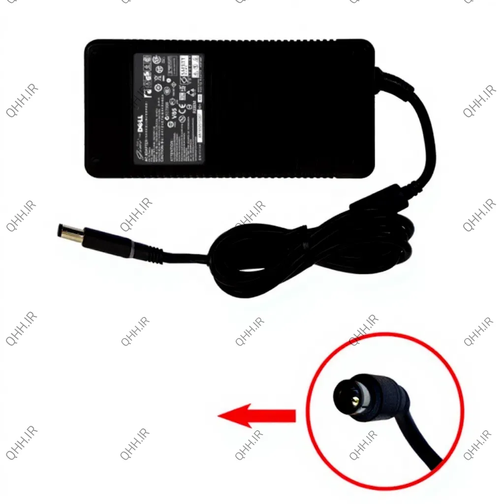 آداپتور لپ تاپ دل 19.5V 10.8A Gimo Plus کابل سه تایی - Image 1