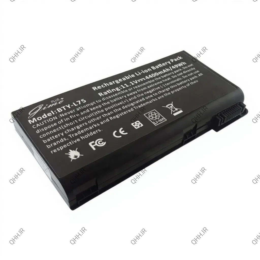 باتری لپ تاپ ام اس آی L74-6Cell Gimo Plus مشکی-49 وات ساعت - Image 5