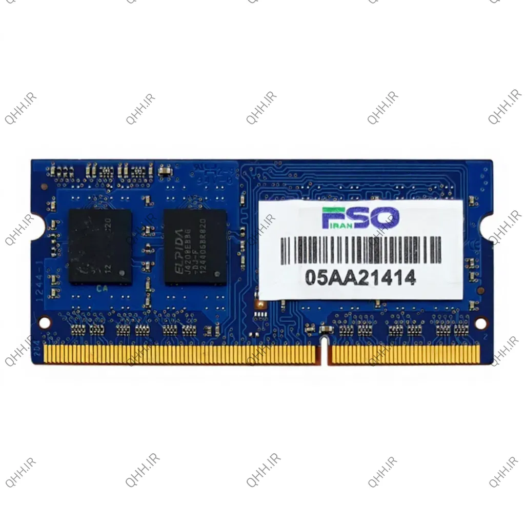 رم لپ تاپ 4 گیگ Elpida 4GB DDR3-PC3L 1333-10600MHz 1.35V - Image 2
