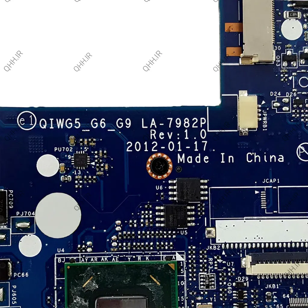 مادربرد لپ تاپ لنوو IdeaPad G580_QIWG5_G6_G9_LA-7982P بدون گرافیک - Image 3