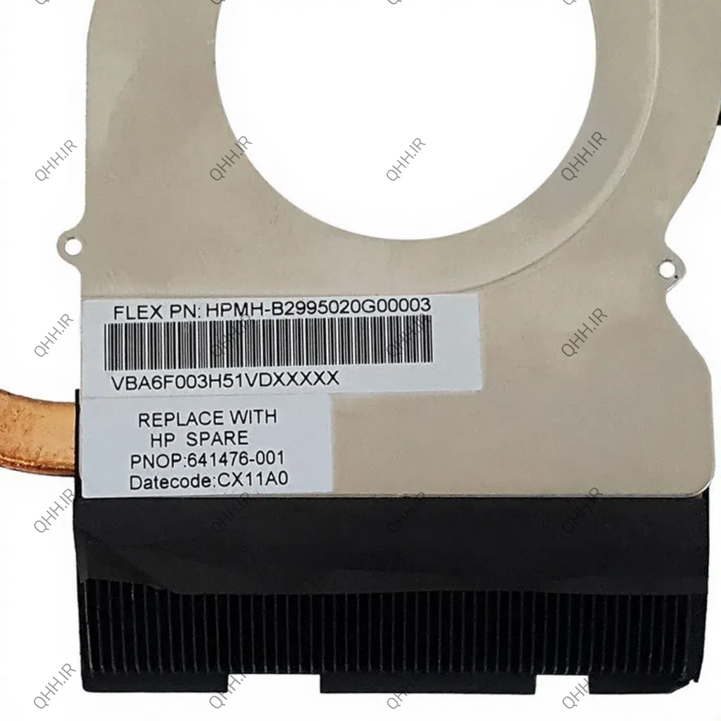 هیت سینک لپ تاپ اچ پی Pavilion DV6-6000 Intel بدون گرافیک - Image 4