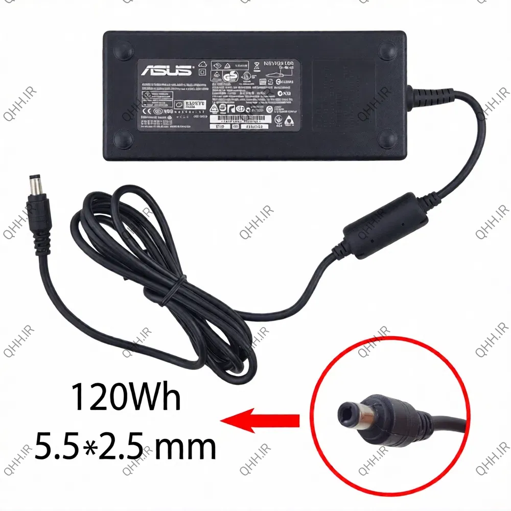 آداپتور لپ تاپ ایسوس 19V 6.3A Gimo Plus - Image 2